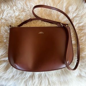 APC Sarah Bag Crossbody Tan Brown